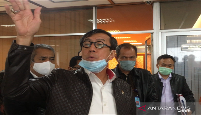 Menteri Hukum dan HAM Yasonna Laoly. Foto: Antara Menteri Hukum dan HAM Yasonna Laoly. Foto: Antara