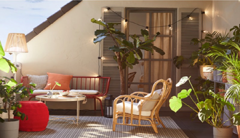 Teras rumah Instagramble. Foto: Antara Teras rumah Instagramble. Foto: Antara
