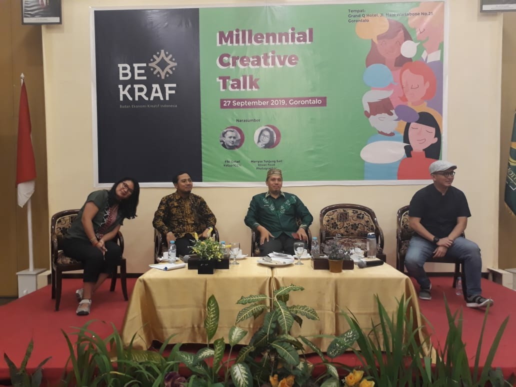 Bekraf gelar Millenial Creative Talk di Kota Gorontalo (Foto : Rosyid/GenPI.co) Bekraf gelar Millenial Creative Talk di Kota Gorontalo (Foto : Rosyid/GenPI.co)