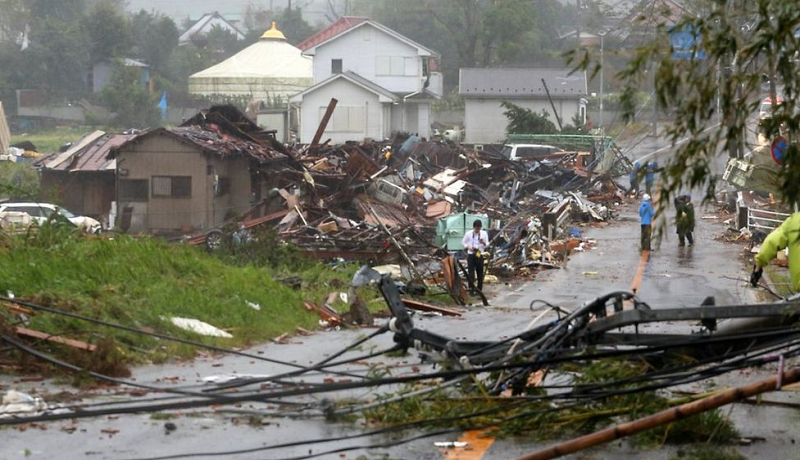 Badai Hagibis menghancurkan ribuan rumah di Jepang. (reuters) Badai Hagibis menghancurkan ribuan rumah di Jepang. (reuters)