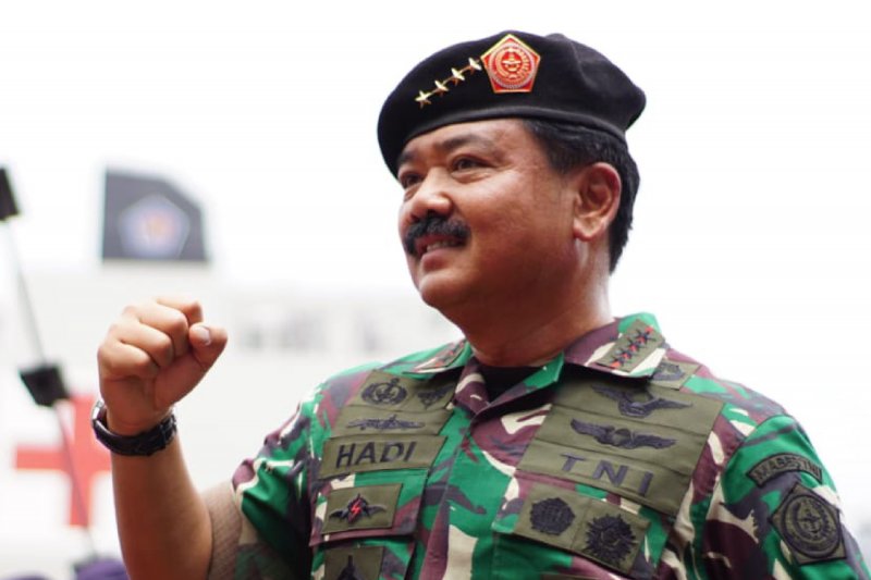 Panglima TNI marsekal Hadi Tjahjanto. (Foto: Antaranews) Panglima TNI marsekal Hadi Tjahjanto. (Foto: Antaranews)