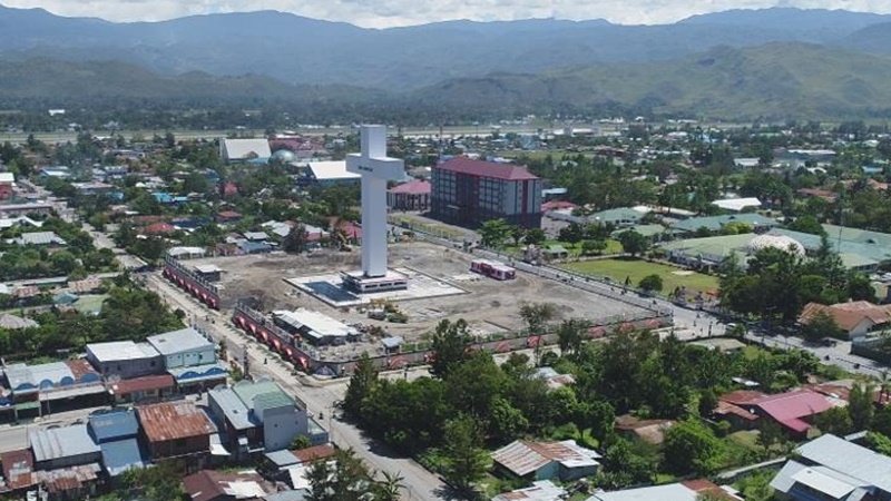 Kawasan Menara Salib tampil makin ciamik (foto: PUPR) Kawasan Menara Salib tampil makin ciamik (foto: PUPR)