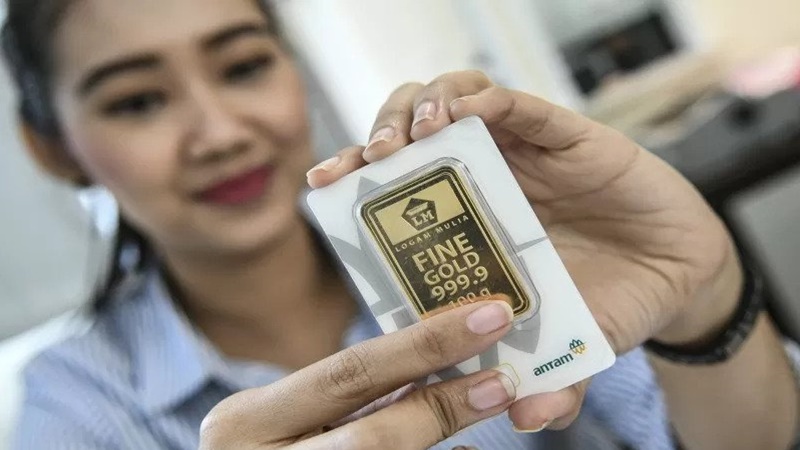 Emas Antam (foto: Antara) Emas Antam (foto: Antara)