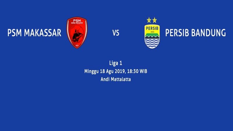 PSM Makassar vs Persib Bandung berlangsung di Stadion Andi Mattalatta Mattoangin, Makassar, Sulawesi Selatan, Minggu (18 Agustus 2019). PSM Makassar vs Persib Bandung berlangsung di Stadion Andi Mattalatta Mattoangin, Makassar, Sulawesi Selatan, Minggu (18 Agustus 2019).