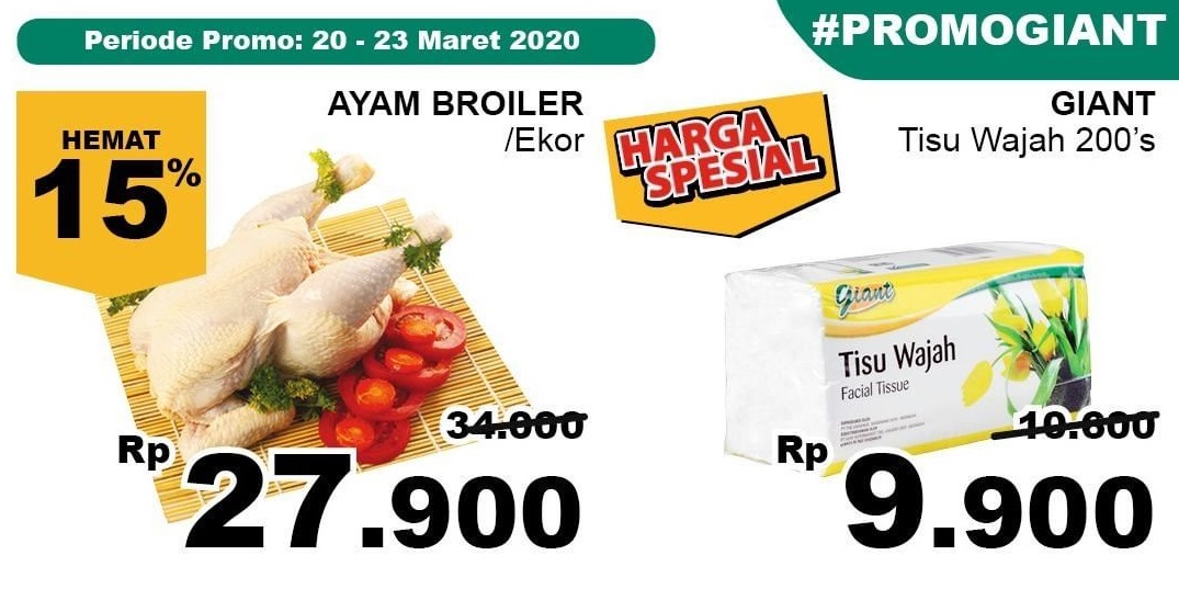 Diskon produk kebutuhan sehari-hari di Giant. (Foto: Diskon produk kebutuhan sehari-hari di Giant. (Foto:
