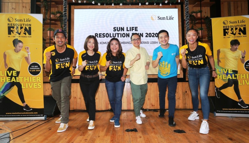 Press conference Sun Life Resolution Run 2020 ( sumber : GenPI.co) Press conference Sun Life Resolution Run 2020 ( sumber : GenPI.co)