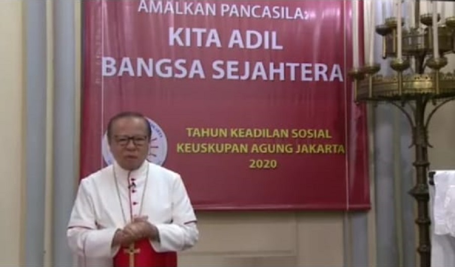 Tangkapan layar video ucapan selamat Idulfitri dari Mgr. Ignatius Kardinal Suharyo. (Foto: Insgatram/ Katedral Jakarta) Tangkapan layar video ucapan selamat Idulfitri dari Mgr. Ignatius Kardinal Suharyo. (Foto: Insgatram/ Katedral Jakarta)