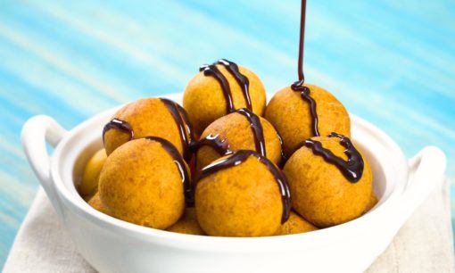 Bola-bola ubi pasta cokelat. (Foto : masak apa hari ini) Bola-bola ubi pasta cokelat. (Foto : masak apa hari ini)