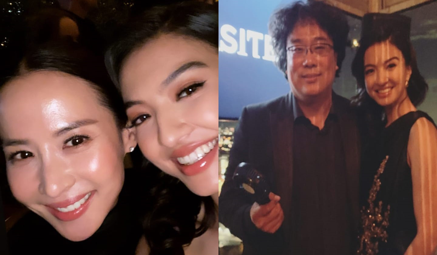 Raline Shah foto bareng aktris dan sutrdara Parasite, Cho Yeo Jeong dan Bong Joon Ho(foto: IG @ralineshah) Raline Shah foto bareng aktris dan sutrdara Parasite, Cho Yeo Jeong dan Bong Joon Ho(foto: IG @ralineshah)