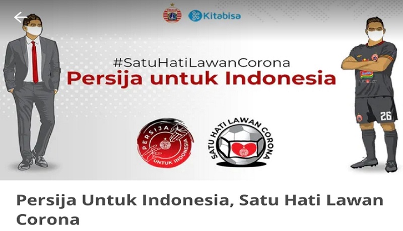 Persija tergerak membantu sesama di tengah wabah Corona. (GenPI.co) Persija tergerak membantu sesama di tengah wabah Corona. (GenPI.co)