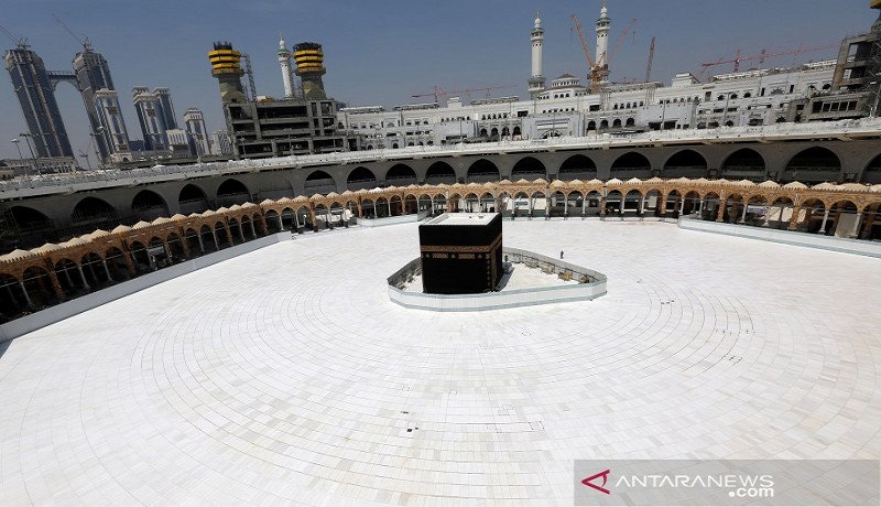 Tampak sepi suasana Masjidilharam jelang ramadan. Foto: Antara Tampak sepi suasana Masjidilharam jelang ramadan. Foto: Antara