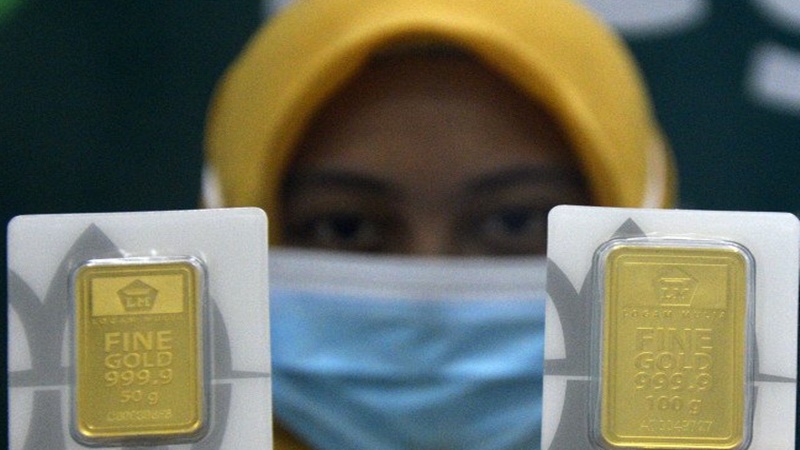Emas Antam (foto: Antara) Emas Antam (foto: Antara)