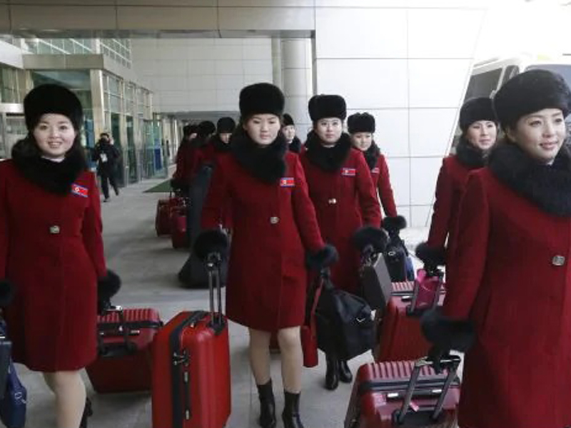 Brigade Kenikmatan Kim Jong Un. Foto: Reuters Brigade Kenikmatan Kim Jong Un. Foto: Reuters