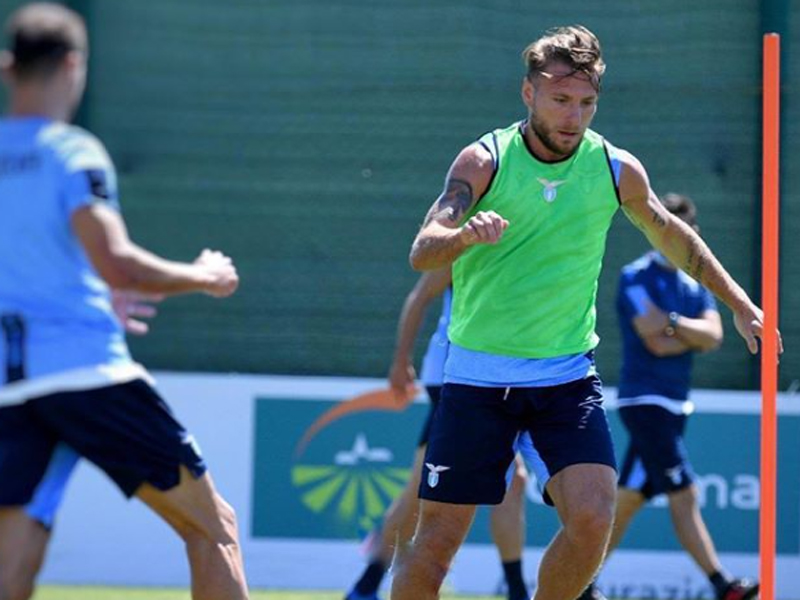 Penyerang Lazio Ciro Immobile. Foto: Instagram/ciroimmobile17 Penyerang Lazio Ciro Immobile. Foto: Instagram/ciroimmobile17