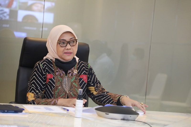 Menteri Ketenagakerjaan Ida Fauziah (Foto: Kementerian Ketenagakerjaan) Menteri Ketenagakerjaan Ida Fauziah (Foto: Kementerian Ketenagakerjaan)