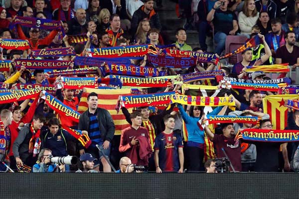 Suporter Barcelona. Foto: FC Barcelona Suporter Barcelona. Foto: FC Barcelona