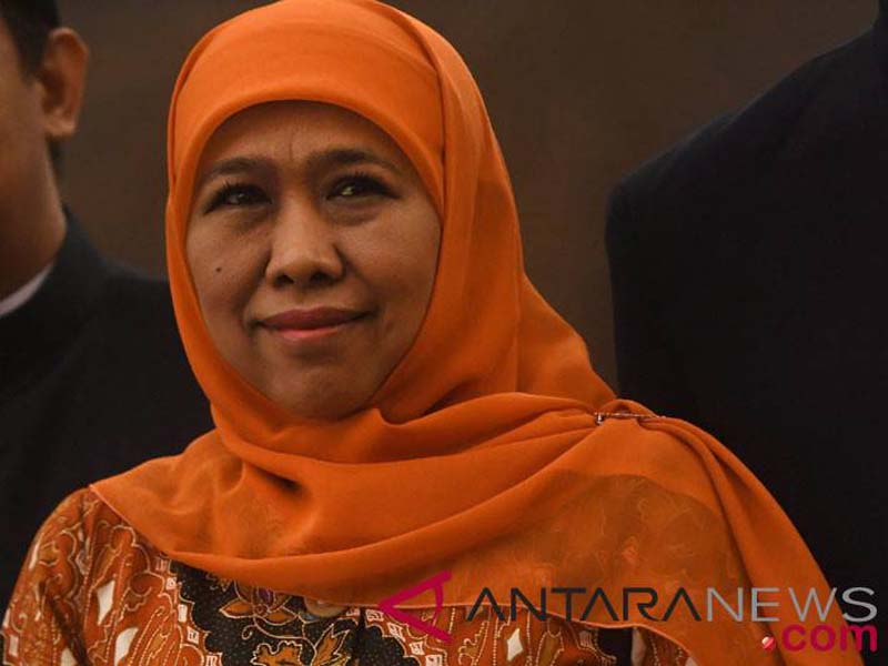 Gubernur Jatim Khofifah Indar Parawansa. Foto: Zhabur Karuru/Antara Gubernur Jatim Khofifah Indar Parawansa. Foto: Zhabur Karuru/Antara