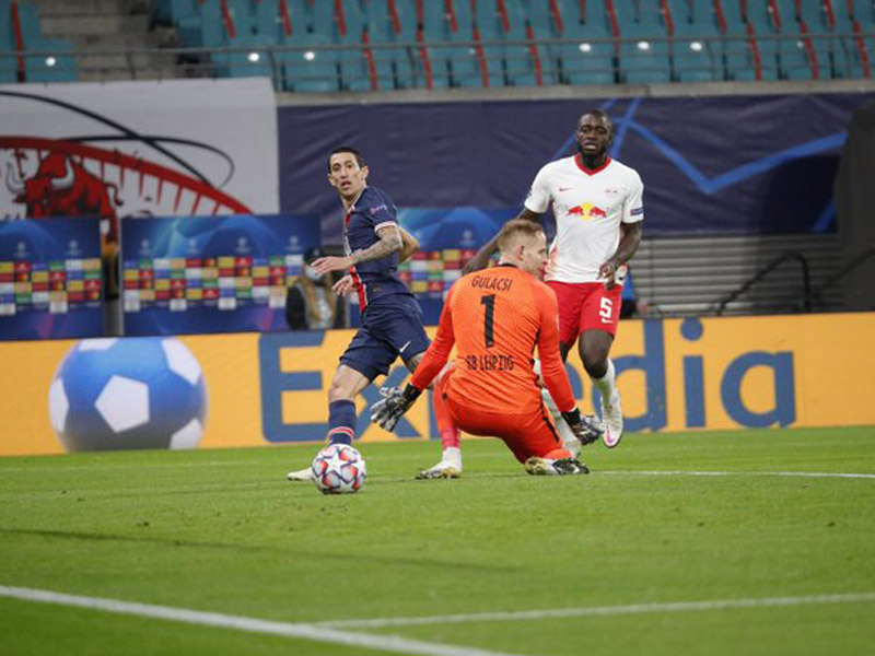 PSG menangis ketika bertandang ke markas RB Leipzig pada lanjutan Liga Champions 2020-2021. Foto: Twitter/PSG_English PSG menangis ketika bertandang ke markas RB Leipzig pada lanjutan Liga Champions 2020-2021. Foto: Twitter/PSG_English