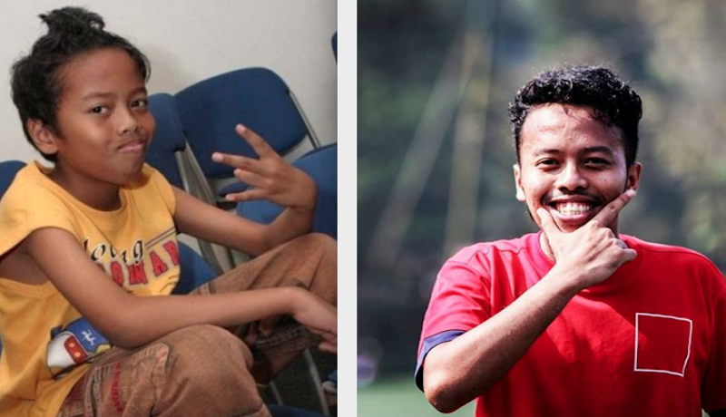 Transformasi Kipli, pemain sinetro Kiamat Sudah Dekat. (Instagram/Sakurtahg) Transformasi Kipli, pemain sinetro Kiamat Sudah Dekat. (Instagram/Sakurtahg)