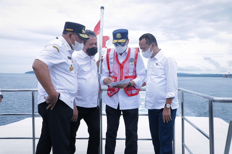 Menteri Kelautan dan Perikanan Sakti Wahyu Trenggono mengaku optimis produk perikanan dari Maluku terus tumbuh ( foto: dok KKP) Menteri Kelautan dan Perikanan Sakti Wahyu Trenggono mengaku optimis produk perikanan dari Maluku terus tumbuh ( foto: dok KKP)