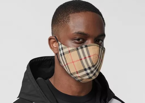 Masker antimikroba. Foto: burberry.com Masker antimikroba. Foto: burberry.com