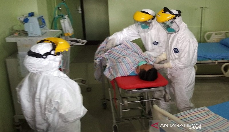 Pasien covid-19 di Indonesia. Foto: Antara Pasien covid-19 di Indonesia. Foto: Antara