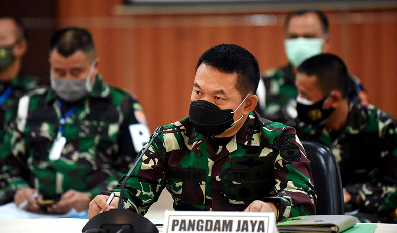 Pangdam Jaya Mayjen TNI Dudung Abdurachman. (Foto: Jpnn.com/Ricardo Pangdam Jaya Mayjen TNI Dudung Abdurachman. (Foto: Jpnn.com/Ricardo