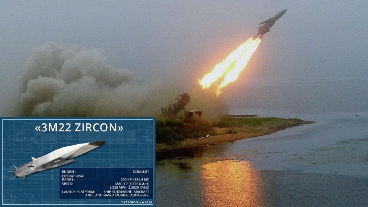 Rusia menguji rudal terbarunya bernama March 8 Zircon. (Foto: Youtube/Military Technology Zone) Rusia menguji rudal terbarunya bernama March 8 Zircon. (Foto: Youtube/Military Technology Zone)