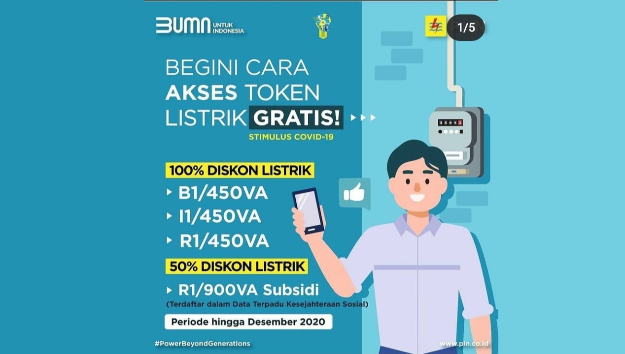 promo token gratis dari PLN. (Foto: PLN) promo token gratis dari PLN. (Foto: PLN)