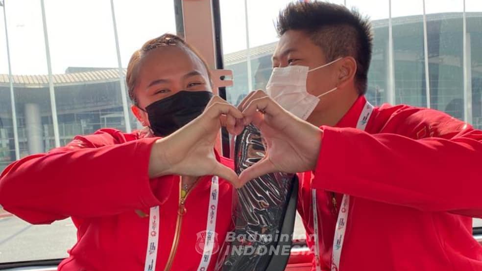 Praveen Jordan dan Melati Daeva. (foto: PBSI) Praveen Jordan dan Melati Daeva. (foto: PBSI)