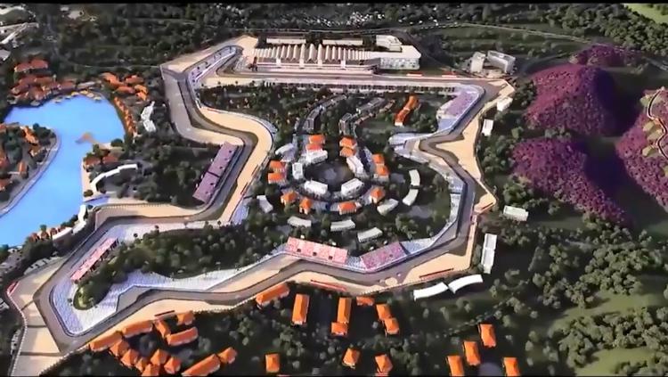 Perkembangan pembangunan Sirkuit Mandalika, Lombok mendapat apresiasi dari pembalap legendaris MotoGP, Loris Capirossi. (foto: ANTARA) Perkembangan pembangunan Sirkuit Mandalika, Lombok mendapat apresiasi dari pembalap legendaris MotoGP, Loris Capirossi. (foto: ANTARA)