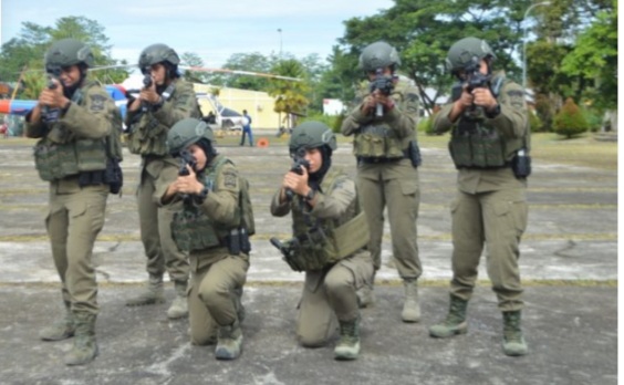 Brimob Polri mengirim Polisi Wanita (Polwan) terbaik untuk bergabung dalam Satuan Tugas (Satgas) guna memperkuat Operasi Nemangkawi di Papua. Foto:Humas Polri Brimob Polri mengirim Polisi Wanita (Polwan) terbaik untuk bergabung dalam Satuan Tugas (Satgas) guna memperkuat Operasi Nemangkawi di Papua. Foto:Humas Polri