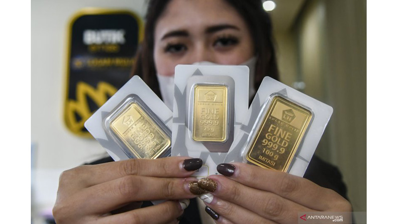 Emas Antam (foto: Antara) Emas Antam (foto: Antara)