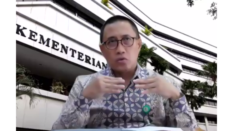 Direktur Utama RS Kanker Dharmais, R. Soeko W. Nindito (foto: Tangkapan layar acara peluncuran kemitraan ECHO) Direktur Utama RS Kanker Dharmais, R. Soeko W. Nindito (foto: Tangkapan layar acara peluncuran kemitraan ECHO)