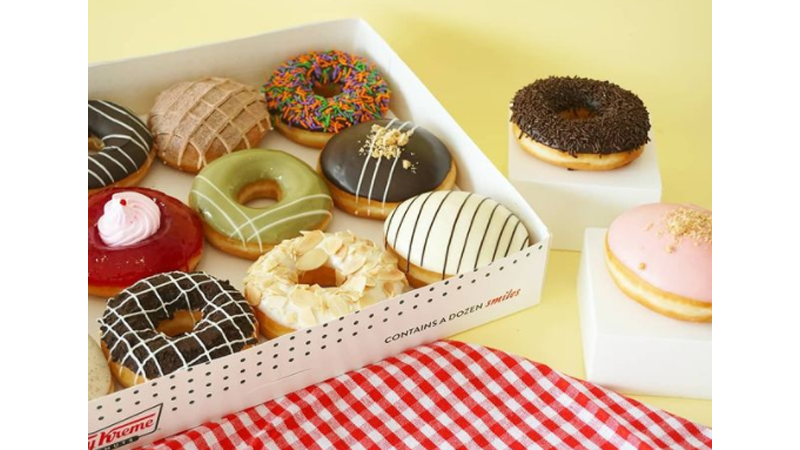 Krispy Kreme pada 23-26 Februari 2021 memberikan promo Buy 1 Get 1 (foto: SC IG @krispykremeid) Krispy Kreme pada 23-26 Februari 2021 memberikan promo Buy 1 Get 1 (foto: SC IG @krispykremeid)