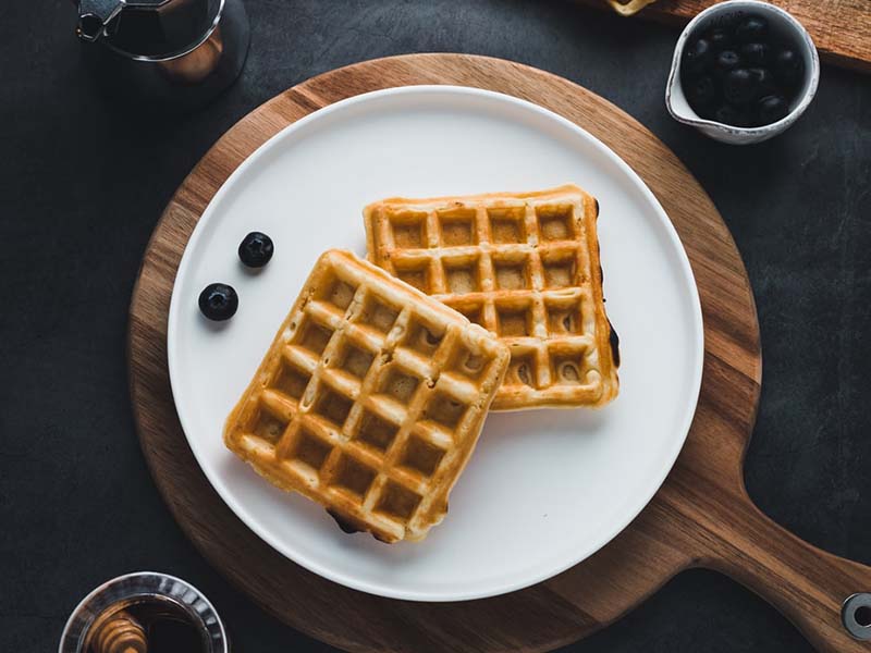 Ilustrasi wafel klasik. Foto: Unsplash Ilustrasi wafel klasik. Foto: Unsplash