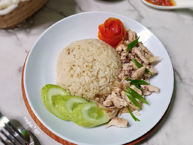 Nasi ayam Hainan. Foto: Cookpad Nasi ayam Hainan. Foto: Cookpad