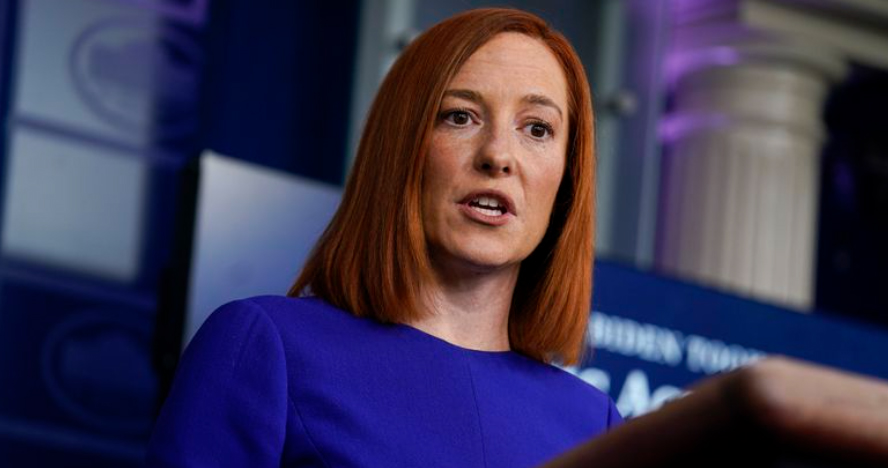 Jen Psaki. (AP Photo/Evan Vucci) Jen Psaki. (AP Photo/Evan Vucci)