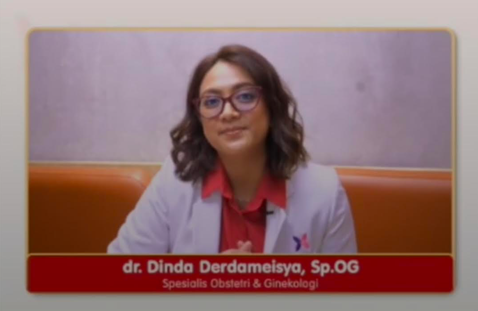Dokter Spesialis Kebidanan dan Kandungan, dr Dinda Derdameisya, Sp. OG dalam diskusi virtual yang bertajuk Tips Stimulasi Kecerdasan Calon Buah Hati Sejak Masa Kehamilan. Dokter Spesialis Kebidanan dan Kandungan, dr Dinda Derdameisya, Sp. OG dalam diskusi virtual yang bertajuk Tips Stimulasi Kecerdasan Calon Buah Hati Sejak Masa Kehamilan.