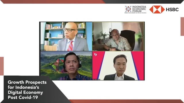 Indonesia Economic Forum berkolaborasi dengan HSBC Indonesia mengadakan IEF Round Table bertajuk Growth Prospects for Indonesia’s Digital Economy Post Covid-19. Indonesia Economic Forum berkolaborasi dengan HSBC Indonesia mengadakan IEF Round Table bertajuk Growth Prospects for Indonesia’s Digital Economy Post Covid-19.