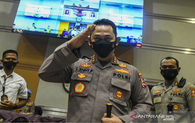 Kabareskrim Polri yang juga calon Kapolri Komjen Pol Listyo Sigit Prabowo. ANTARA FOTO/Pool/Galih Pradipta/aww Kabareskrim Polri yang juga calon Kapolri Komjen Pol Listyo Sigit Prabowo. ANTARA FOTO/Pool/Galih Pradipta/aww
