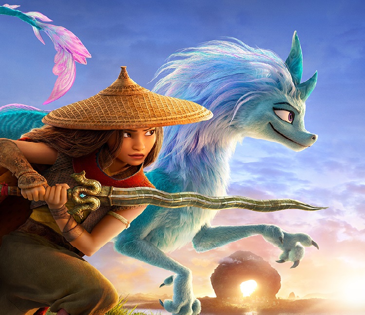 Poster animasi Raya and The Last Dragon. Foto: PR Disney Indonesia Poster animasi Raya and The Last Dragon. Foto: PR Disney Indonesia