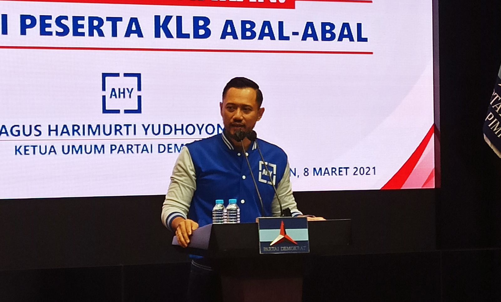 Ketua Umum DPP Partai Demokrat Agus Harimurti Yudhoyono (Foto: Andi Ristanto/GenPI.co) Ketua Umum DPP Partai Demokrat Agus Harimurti Yudhoyono (Foto: Andi Ristanto/GenPI.co)