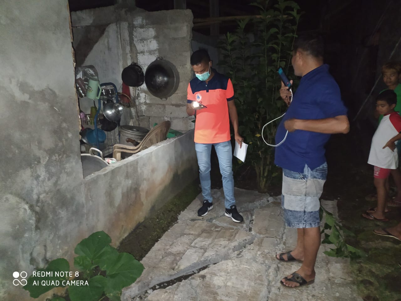 Bencana gempa bumi Talaud. Foto: BNPB Bencana gempa bumi Talaud. Foto: BNPB