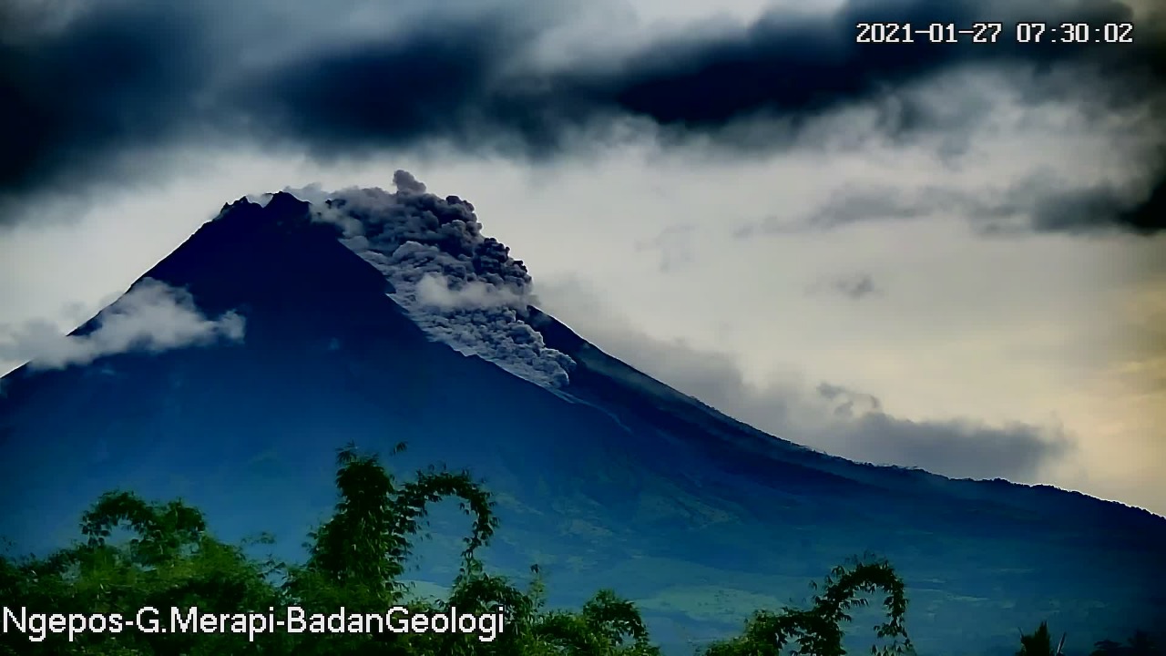 Erupsi Merapi. Foto: BPPTKG Erupsi Merapi. Foto: BPPTKG