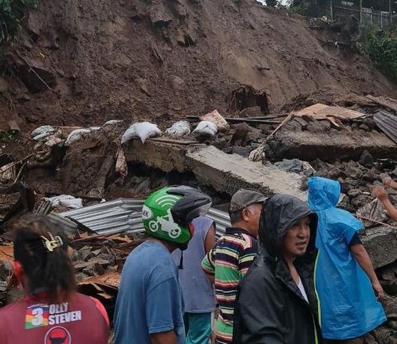Tanah Longsor Manado. Foto: BNPB Tanah Longsor Manado. Foto: BNPB