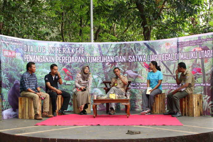 Dalog interaktif yang digelar Balai Konservasi Sumber Daya Alam Maluku Seksi Konservasi I Wilayah Ternate. Bertempat di Taman Nukila Kota Ternate, Sabtu (25/8). Dalog interaktif yang digelar Balai Konservasi Sumber Daya Alam Maluku Seksi Konservasi I Wilayah Ternate. Bertempat di Taman Nukila Kota Ternate, Sabtu (25/8).