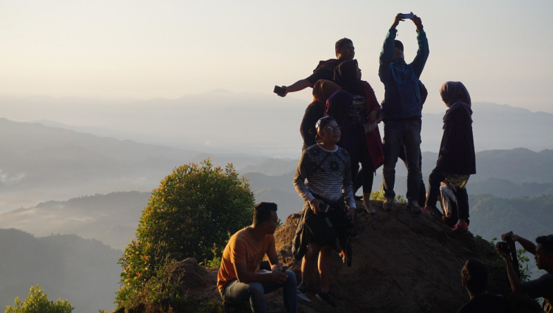Puncak Dulamaya. (Foto: Cakrawala News) Puncak Dulamaya. (Foto: Cakrawala News)