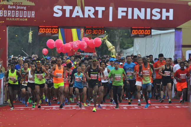 Borobudur Marathon 2018 (Sumber foto: Media Indonesia) Borobudur Marathon 2018 (Sumber foto: Media Indonesia)