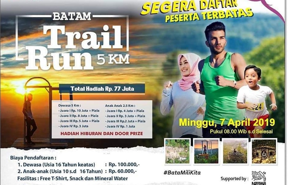 Yuk, Berlari Sambil Berwisata di Batam Trail Run 5K